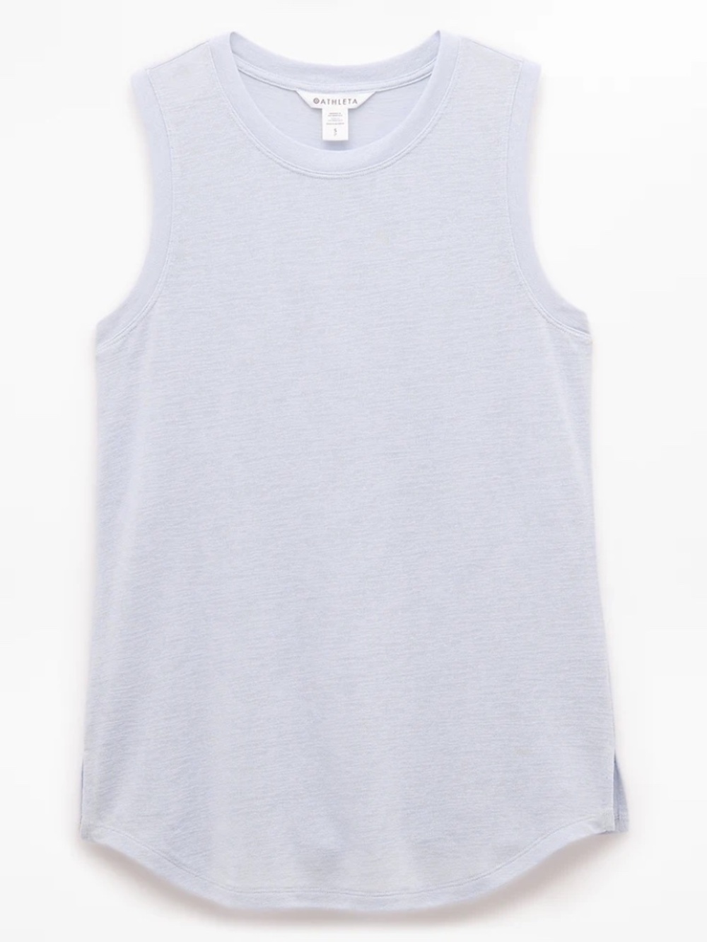 Athleta Women's Lavender Sleeveless Tank Top - Casual Crewneck M